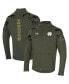ფოტო #4 პროდუქტის Men's Olive Notre Dame Fighting Irish Freedom Full-Zip Fleece Jacket