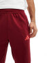 Фото #7 товара adidas Football Manchester United tracksuit joggers in burgundy