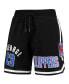 Фото #3 товара Men's Paul George Black LA Clippers Team Player Shorts