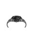 ფოტო #2 პროდუქტის Men's Thunder Force Three Hand Quartz Black Stainless Steel 47MM