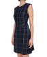 ფოტო #5 პროდუქტის Women's Jewel-Neck Sleeveless A-Line Dress