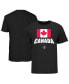 Фото #2 товара Men's Black Canada Baseball 2023 World Baseball Classic Federation T-shirt