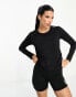 Фото #8 товара Hummel Mesh long sleeve top in black