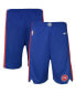 ფოტო #1 პროდუქტის Big Boys Blue Detroit Pistons Icon Edition Mesh Performance Swingman Shorts