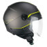 Фото #2 товара Шлем открытый CGM 167G Flo Way Велюр антрацит / Флюо желтый