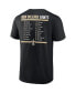 Фото #2 товара Men's Black, White New Orleans Saints Two-Pack 2023 Schedule T-shirt Combo Set