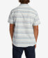 Фото #2 товара Men's Oxford Stripe Classic Short Sleeve Shirt
