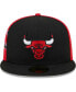 Фото #3 товара Men's Black, Red Chicago Bulls Gameday Wordmark 59FIFTY Fitted Hat
