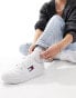 Фото #6 товара Tommy Jeans retro basket trainers in white