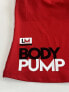 Reebok LM Les Mills Women Body Pump Tank Red SpeedWick Padded Cup Size XS