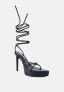 Фото #1 товара Women's Bondage High Heel Lace Up Sandals