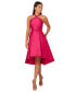 ფოტო #1 პროდუქტის Women's High -Low Mikado Sleeveless Dress