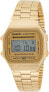 Фото #1 товара Casio - Retro Watch A168WG-9EF - Unisex Watch - Rain and Splash Proof - Digital - With Leather Strap - Gold