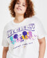 Фото #3 товара Trendy Plus Size Mickey Mouse Graphic Print T-Shirt