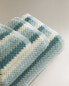 Фото #2 товара Geometric jacquard bath towel