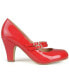 ფოტო #6 პროდუქტის Women's Wendy Double Strap Heels