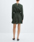 ფოტო #3 პროდუქტის Women's Puff-Sleeved Embroidered Dress