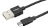 Фото #5 товара Разъем USB мужчина-мужчина ANSMANN® 1700-0076, 1,2 м, Micro-USB B, 480 Mbit/s, черный