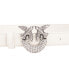 Pinko belt with crystals H2 W 100143A110 white