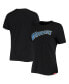 ფოტო #2 პროდუქტის Women's Black Golden State Warriors Arcadia T-shirt