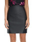 ფოტო #1 პროდუქტის Women's Faux-Leather Pencil Skirt