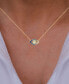 Cubic Zirconia Evil Eye Pendant Necklace in 14k Gold-Plated Sterling Silver, 16" + 1" extender