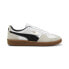 Фото #1 товара Puma Palermo Leather 39646401 Mens White Leather Lifestyle Sneakers Shoes