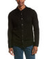 Фото #1 товара John Varvatos Glenn Regular Fit Wool-Blend Shirt Men's Black Xs