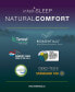 Фото #9 товара Natural Comfort Contour Memory Foam Pillow, King, Created For Macy's