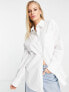 Фото #1 товара & Other Stories oversized shirt with button detail in white