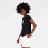 Фото #3 товара New Balance Essentials Stacked Logo CO BK T-shirt W WT31546BK