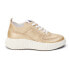 Фото #1 товара COCONUTS by Matisse Nelson Metallic Platform Womens Gold Sneakers Casual Shoes