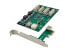 Фото #1 товара Conceptronic EMRICK PCIe x1 to 4 PCIe x1 Expansion Kit - PCIe - PCIe - PCI 2.0 - SATA 6-pin - SATA 15-pin - Green - PC