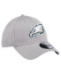 Фото #2 товара Men's Gray Philadelphia Eagles Active 39thirty Flex Hat