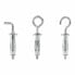 Set of hooks, eye bolts and hangers Rapid Ø 11 x 37 mm Expansion Metal 12 Units