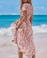 Фото #3 товара Women's Floral Ruffled Wrap Maxi Beach Dress