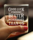 Фото #2 товара Good Luck Finding Better Neighbors than us Neighbors Moving Gifts Whiskey Rocks Glass, 10 oz