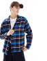Фото #2 товара Obey ray plaid heavyweight shirt in navy
