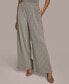 ფოტო #1 პროდუქტის Donna Karan Women's Pleated Wide-Leg Pants