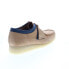 Clarks Wallabee 26162515 Mens Beige Nubuck Oxfords & Lace Ups Casual Shoes