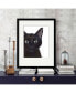 Фото #2 товара Cat, Portrait of Gus 16" x 20" Framed and Matted Art