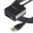 Фото #8 товара StarTech.com 1 Port FTDI USB to Serial RS232 Adapter Cable with COM Retention - DB-9 - USB 2.0 A - 0.2 m - Black