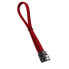 Фото #1 товара cablemod ModMesh - 0.3 m - SATA III - SATA 7-pin - SATA 7-pin - Male/Male - Black - Red