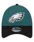 Фото #2 товара Men's Midnight Green, Black Philadelphia Eagles The League Two-Tone 9FORTY Adjustable Hat