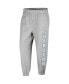 Women's Gray Distressed Los Angeles Chargers Double Pro Harper Jogger Sweatpants