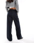 Фото #3 товара ASOS DESIGN tailored pull on trousers in navy