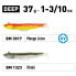 FIIISH Black Minnow Combo Deep Soft Lure 37g 120 mm