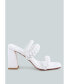 ფოტო #1 პროდუქტის Women's Arnie Dual Braided Strap Block Heel Sandals
