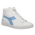 Фото #4 товара Diadora Game L High 2030 High Top Mens White Sneakers Casual Shoes 179002-C2993
