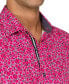 Фото #6 товара Men's Regular-Fit Non-Iron Performance Stretch Rose-Print Button-Down Shirt